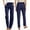 Navy, variant on Odbmxy Pants Women Long Straight-Leg Trousers for Women Elastic Waist with Pockets Fitness Pleated Loose Black Plain Pants,XXL
