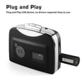 thumbnail image 3 of Convertidor de casete portátil a MP3, reproductor de música de audio de casete USB Convertidor de cinta a MP3 - Grabador de reproductor de casete Walkman con auriculares de 3,5 mm, 3 of 8