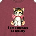 thumbnail image 3 of Instant Message - Menace To Society - Women's Racerback Tank Top, 3 of 6
