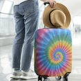 thumbnail image 2 of Rainbow Tie Dye Mandala Pattern Luggage Cover Fashion Suitcase Cover Baggage Covers Fit 25-28 Inch Luggage (Go Travel), 2 of 5