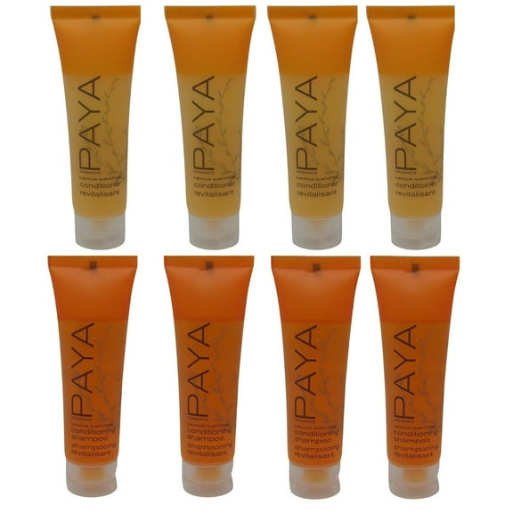 PAYA Organics Luscious Quenching Shampoo & Conditioner lot of 8 (4 of each)
