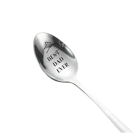 

wendunide kitchen gadgets Tableware Engraved Spoon Present For Husband Madam Family And Friends Tableware Printing Stainless Steel Spoon D