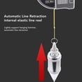 thumbnail image 4 of Wire  Wire Hammer Quickly Stabilize Resistance Adjustable Flexible Hammer Line Plumbbob For Vertical Measurement, 4 of 8