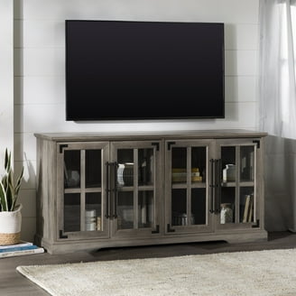 Walker Edison 60 Inch TV Console with Drawers and Shelves for TVs Walker Edison 60 Inch TV Console with Drawers and Shelves for TVs