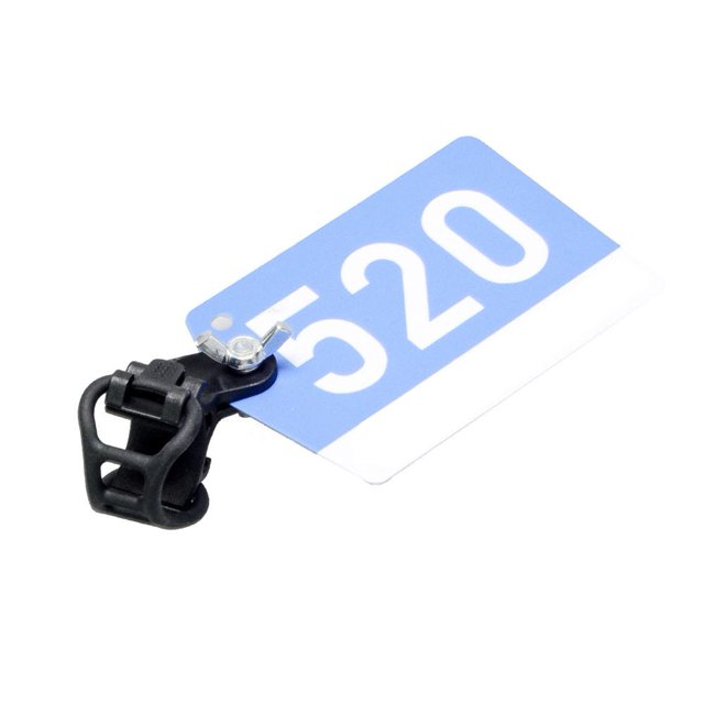 Soporte de tarjetas de números Soporte de montaje de placa de carreras Abrazadera de placa de ciclismo Negro JShteea Accesorios para bicicletas