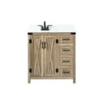 thumbnail image 3 of Elegant Lighting Vf90232-Bs Grant 32" Free Standing Single Basin Vanity Set - Wood, 3 of 8
