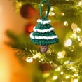 thumbnail image 6 of AYktou Christmas Tree Ornaments-Hand Woven Christmas Tree Pendants Christmas Tree Decorations Christmas Gift for Wedding Party Holiday Wall Decoration, 6 of 8