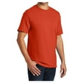 thumbnail image 3 of Mens Essential Cotton T Shirt with Pocket Orange S, 3 of 6
