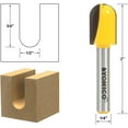 thumbnail image 2 of Yonico Core Box Router Bit - 1/2"W X 1"H - 1/4" Shank - 14166q, 2 of 2