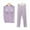 Purple, variant on Kiplyki Save Big Pregnant Pants for Women Nursing Color Round Neck Long Sleeve Round Neck Breastfeeding Blouse Two Piece Set