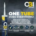 thumbnail image 4 of OB1 Beige - Multi-Surface Construction Sealant & Adhesive Waterproof Silicone (Box of 12), 4 of 8