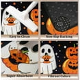 thumbnail image 5 of Halloween Kitchen Rugs and Mats for Floor, Halloween Decorations for Home, 2 Pcs Non-Slip Backing Pumpkin Mat, Halloween Decor Holiday Kitchen Rug Sets with Runner (Boo, 17"x47.2"+17"x30"), 5 of 6
