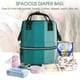 thumbnail image 5 of Disketp Teal Color Mochila de Pañales de Gran Capacidad con Múltiples Bolsillos, Mochila de Viaje Multifuncional para Bebé, Unisex, Moderna y Resistente, 5 of 6