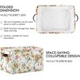 thumbnail image 3 of GZHJMY Vintage Flower Storage Basket, Durable Canvas With Handles Large Collapsible Storage Bins Boxes for Home Office - 1 Pack Collapsible Organizer, 3 of 7