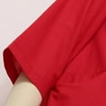 thumbnail image 6 of Women's Summer Fresh And Sweet Cropped Sleeve Solid Color Loose Casual Pocket And Linen Dress Summer Dress for Women Casual Women plus Size Dress Women Dressers Knit Dress Travel Dresses for Women, 6 of 7