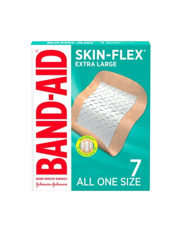 Band-Aid Brand Skin-Flex Adhesive Bandages, Extra Large, 7 ct