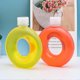 thumbnail image 3 of 500ML/350ML Cute Donut Kids Water Bottle Leak-Proof Travel Cup with Handle Ring Anti Fall Transparent Drinking Bottle, 3 of 4