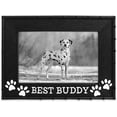 Isaac Jacobs 4x6 Resin Sentiments Dog Best Buddy Picture Frame, Display ...