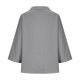 thumbnail image 4 of Tops de Manga Corta para las Mujeres de Ajuste Suelto Color Sólido 3/4 Manga Opción Blusa Verano Casual, 4 of 8
