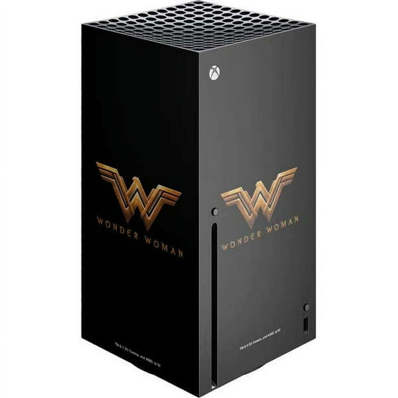 Skinit DC Comics Wonder Woman Gold Logo Xbox Series X Console Skin