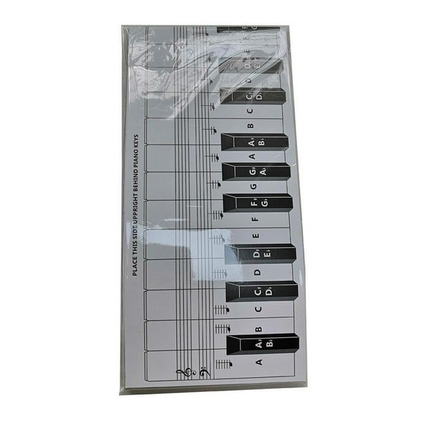 Piano Keyboard Learning Aid Set 1 Practice Cardboard Practice Keyboard