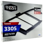 Super Tech 3305 Engine Air Filter, Replacement Filter for Toyota Fits select: 2004-2009 TOYOTA PRIUS
