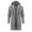 Gray, variant on IROINNID Men's Cardigan Open Front Long Sleeve Solid Color Leisure Autumn And Winter Wool Line Button Coat