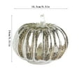 thumbnail image 2 of KMMYS Glass Pumpkin Light, Decorative Pumpkin Lamp, Battery-Powered Sparkling Glass Decor, Versatile Autumn Home Decoration, Fall-Themed Tabletop Centerpiece, Festive Thanksgiving Accent, 2 of 5