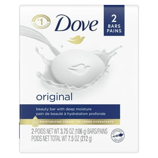 Dove Beauty Moisturizing Cream Bar Soap For Sensitive Skin, Unscented -  3.15 Oz 