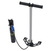 Aiqidi Portable Mini Diving Scuba Cylinder Kit, 0.5L Diving Air Tank Equipment Underwater Breath Oxygen Tank with 4500PSI High Pressure Pump