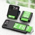 thumbnail image 5 of Z Flip 4 Case with Strap Galaxy Z Flip 4 Phone Case Silicone Protective Cover Heavy Duty Shockproof Samsung Flip 4 5G Case-Black, 5 of 16
