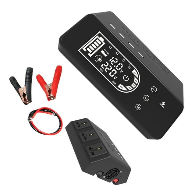 tredstone Pure SineWave Portable Inverter Car Power Inverters Pure Sine Power Inverters Inverter Versatile Convenient Durable DC12V to 220V