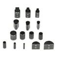 thumbnail image 1 of 15PCS Punch Cutter Set Various Shape Alloy Steel Hollow Hole Punching Tools for Leather Crafts, 1 of 14
