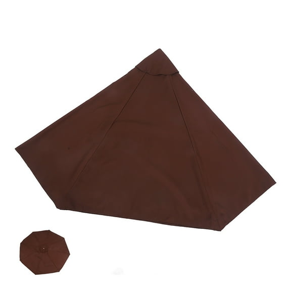 Canopy for Parasol Parasol Replacement Cloth Umbrella Parasol Simple Polyester Cloth Coffee 230.00X230.00X0.10CM
