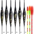 thumbnail image 4 of Flotadores de pesca eléctricos que cambian de color, boya de pesca gruesa luminosa Bobber, 4 of 5