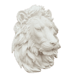 thumbnail image 4 of 18" Solid Concrete Hanging Lion Head Statue, Weather proof Lion outdoor statues, life-size Garden Statues, Outdoor lawn Decor, 4 of 6