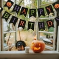 thumbnail image 4 of Tema de Halloween Banners colgando suministros decorativos de fiesta de cumpleaños de bunting, 4 of 6