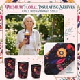 thumbnail image 2 of Neoprene Cup Sleeve for Hot Cold Drinks, Reusable Insulated Coffee Cozy, Travel Beverage Holder Protector, Fits Most Tumbler Mug Can, 2 of 10