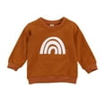 thumbnail image 1 of MesaSe Kids Baby Pullover Rainbow Print Sweatshirt Tops Spring Autumn Tops Loose Casual, 1 of 7