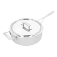 thumbnail image 2 of DEMEYERE Poêle à Sauté en Acier Inoxydable 28 cm 18/10 avec Couvercle, 2 of 6
