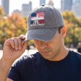 thumbnail image 6 of 9/11 Never Forget American Flag Baseball Cap - 9.11.01 Twin Towers Vintage Washed Cotton Patriot Day Commemorative Hat, Adjustable Unisex Dad Cap for Men and Women, 6 of 6