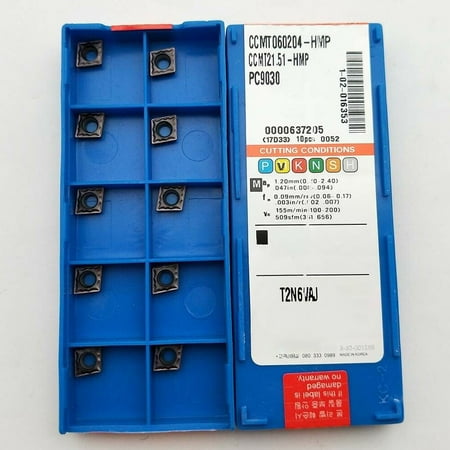 

Fule 10PCS CCMT060204-HMP PC9030 CCMT21.51-HMP Stainless steel boring turning insert