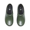 thumbnail image 4 of Anywear Guardian Angel Nursing Shoes Clogs for Women and Men, Antimicrobial Slip Resistant Shoes for Healthcare and Food Service, 6, Olive/Black, 4 of 7