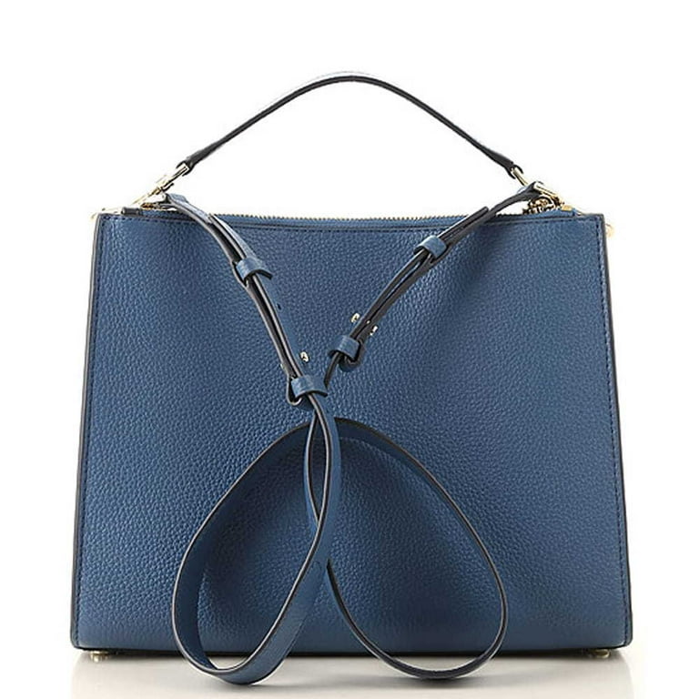 Michael Kors Gemma Medium Pocket Top Handle Satchel Bag - Dark