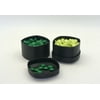 Worldwise Go Set 8mm Green Glass Stones and Black Bowls