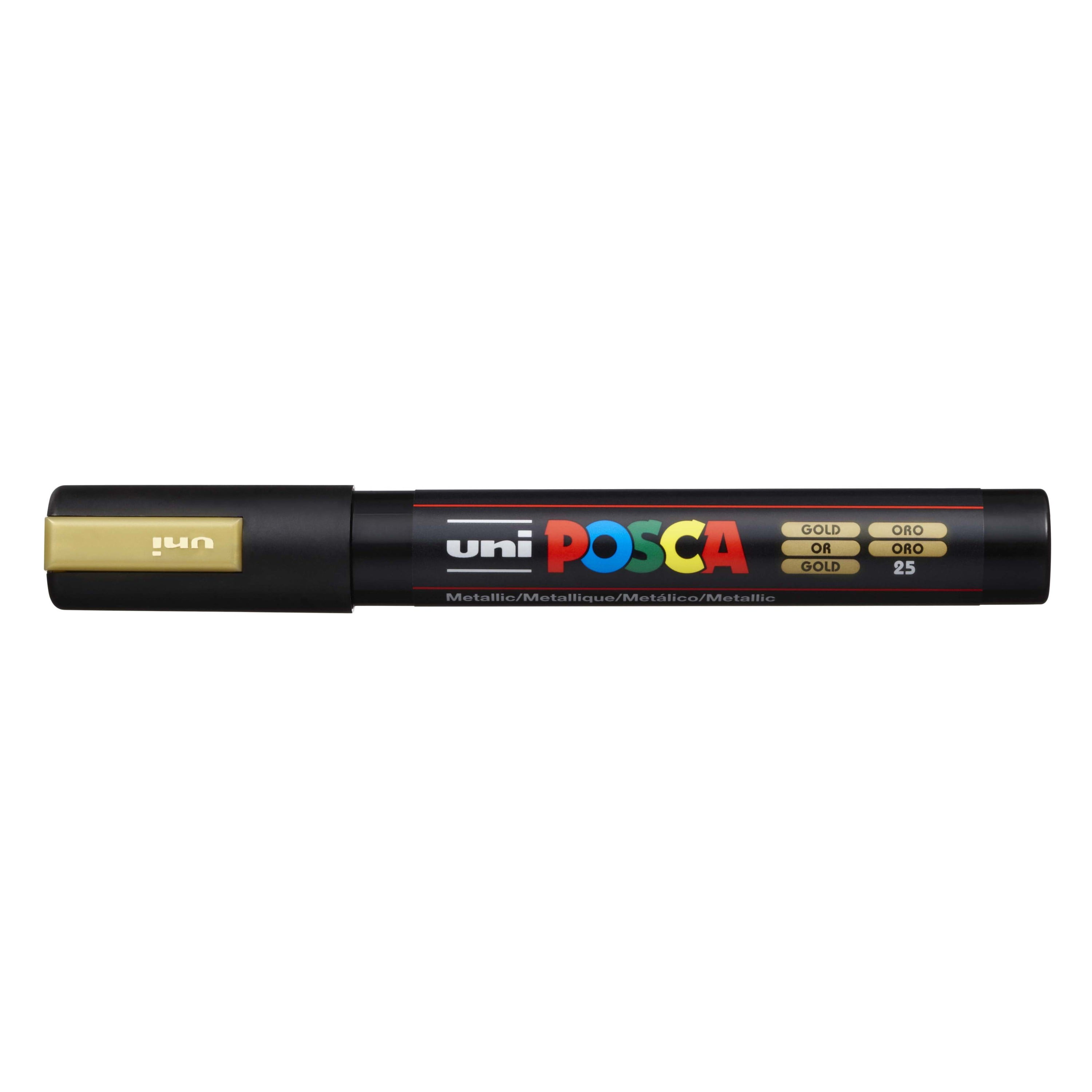 Posca PC-5M Water Based Permanent Marker Paint Pens. Medium Tip for Art &  Crafts. Multi Surface Use On Wood Metal Paper Canvas Cardboard Glass Fabric