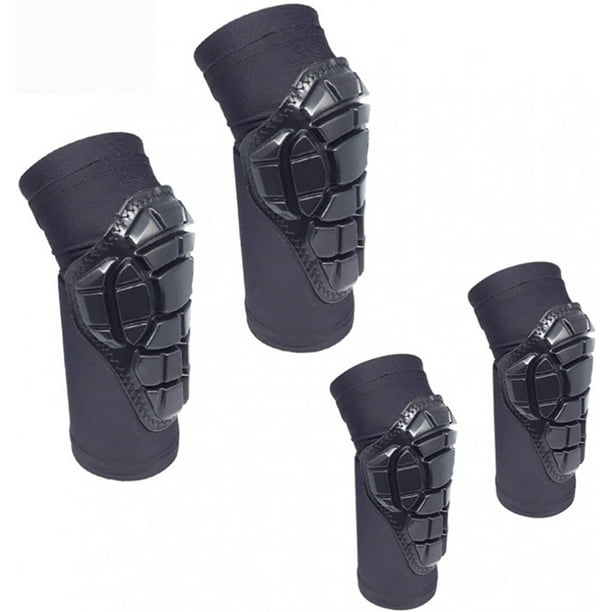 Genouilleres et Coudieres Ensemble Enfants Equipement de Protection Ensemble Manches de Compression Tampons Sports Gardes Velo de Montagne