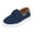 Blue, variant on Girl Slip On Sneakers Hook and Loop Low Top Casual Walking Shoes School Comfort Footwear