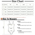 thumbnail image 2 of Lopeceal Women Ruffles Flounce One Piece Swimsuit Sexy Deep V Neck Plunge Bathing Suit Monokini with Belt, 2 of 8