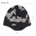 thumbnail image 3 of Mujeres Hombres Cálido Baggy Camuflaje Crochet Invierno Lana Ski Beanie Tab Caps Hat Fridja nalpqowj1351, 3 of 9
